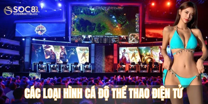 Đa dạng các loại hình cá độ thể thao điện tử