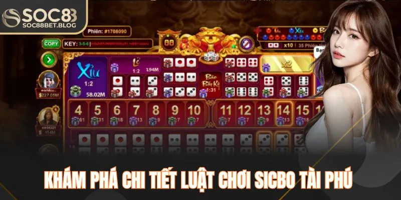 Khám phá chi tiết luật chơi sicbo tài phú 