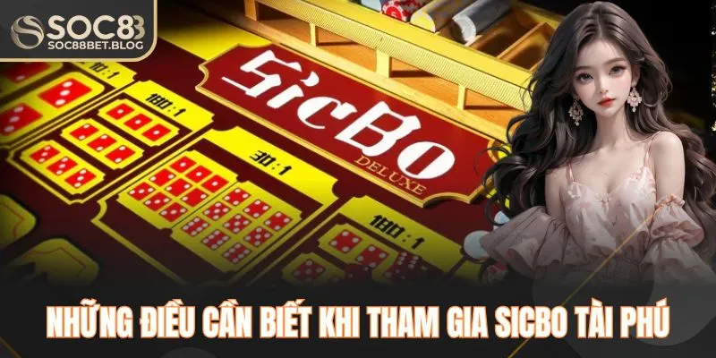 Những điều cần biết khi tham gia sicbo tài phú