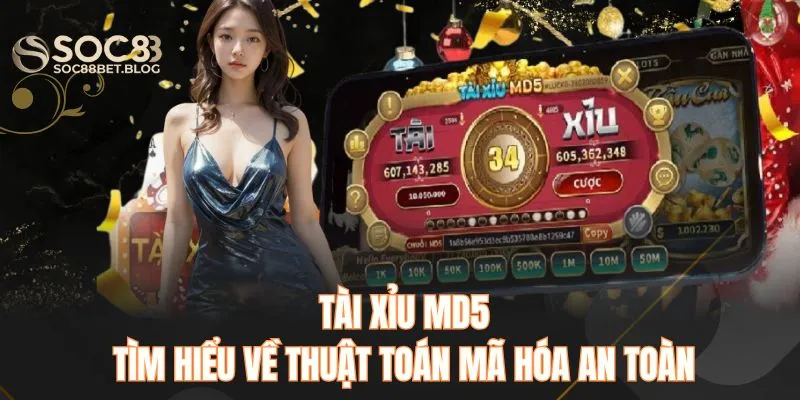 Tài xỉu MD5 - Tìm hiểu về thuật toán mã hoá an toàn