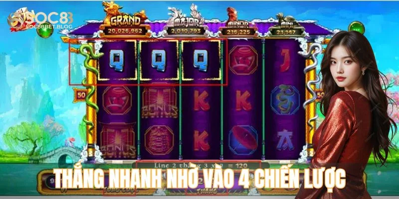 Chơi thanh xà bạch xà thắng nhanh nhờ vào 4 chiến lược 